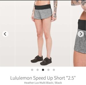 Lululemon Speed Up Short 2.5" Inseam